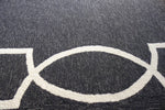 Humbolt VIII 7' - Onyx Round Area Rug