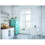 Epic 21.5" Aqua-Turquoise Retro All-Refrigerator (9.0 cu. ft.) - ERAR88TIF