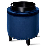 Madison Ottoman - Blue