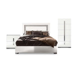 Mara 5-Piece King Bedroom Package - White Lacquer