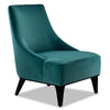 Maxine Slipper Chair - Aqua