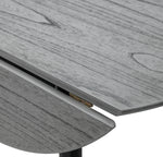 Midland Dining Table with Drop Leaf - Grey, Black