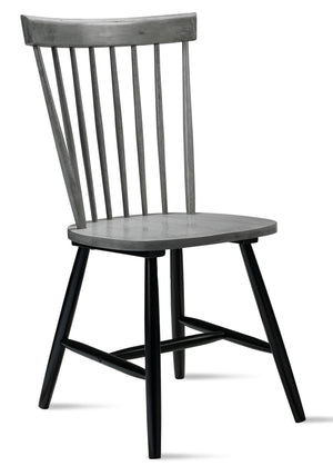 Midland Side Chair - Grey, Black