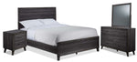Miller 6-Piece King Panel Bedroom Package - Grey