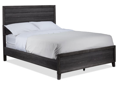 Miller 3-Piece Queen Panel Bed - Grey