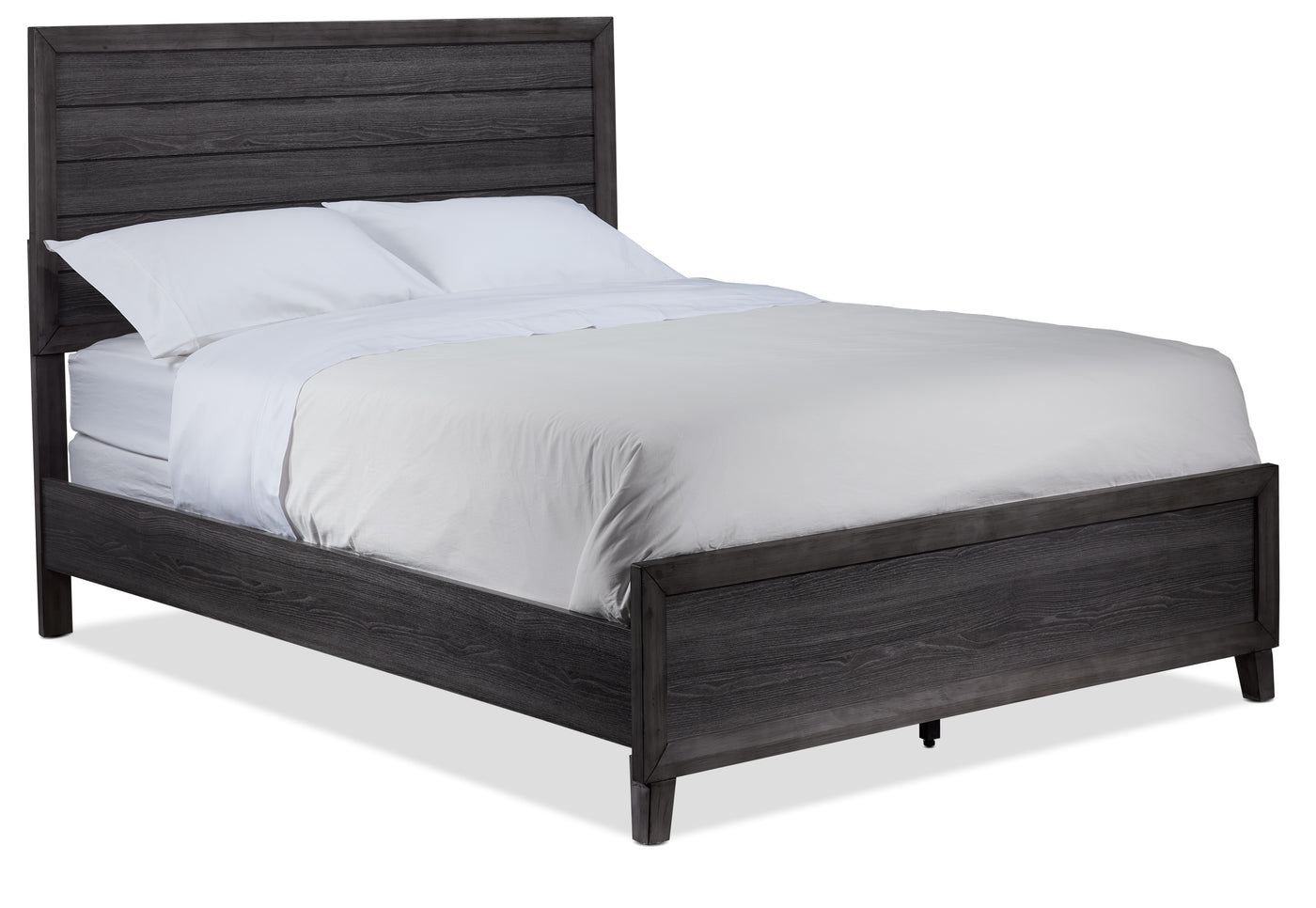 Miller 3-Piece King Panel Bed - Grey