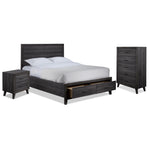 Miller 5-Piece King Storage Bedroom Package - Grey