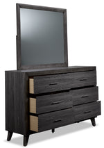 Miller 6-Piece King Panel Bedroom Package - Grey