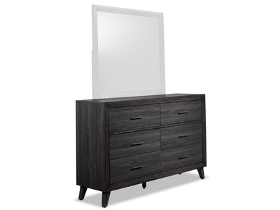 Miller 6 Drawer Dresser - Grey