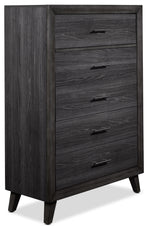 Miller 5-Drawer Chest - Grey
