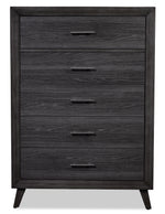 Miller 5-Drawer Chest - Grey