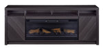 Morado Bay Fireplace TV Stand - Grey