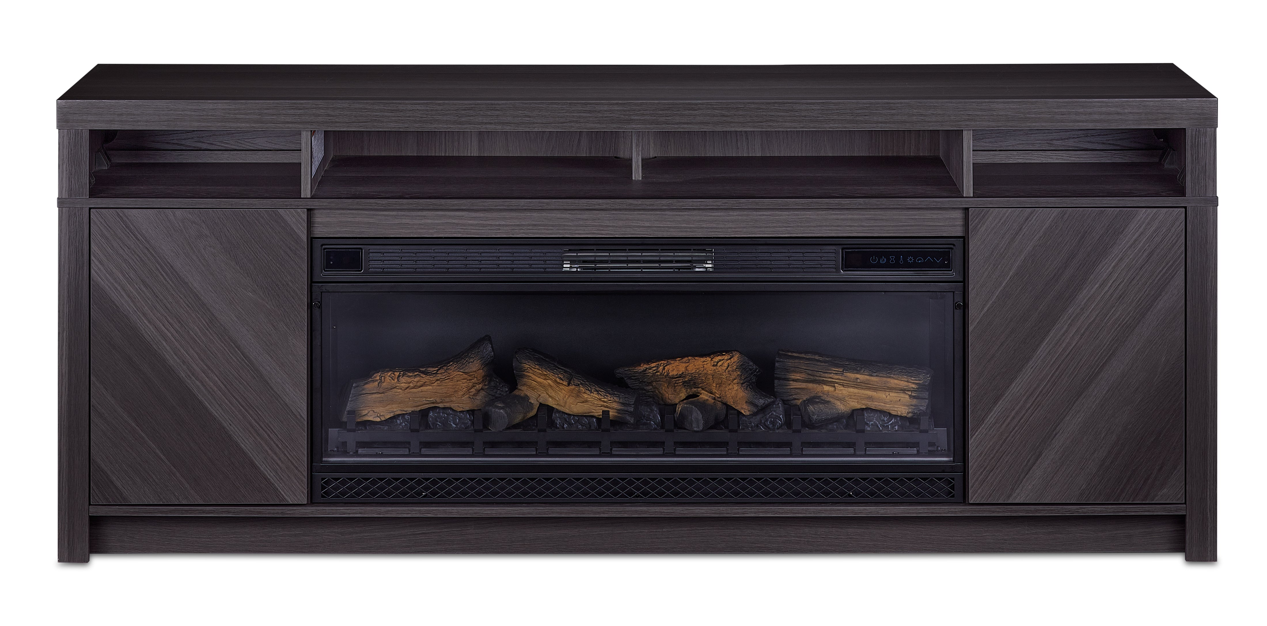 Morado Bay Fireplace TV Stand - Grey