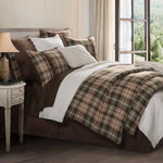 Barre 4 Pc. King Comforter Set - Brown / Tan