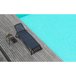 Nardi Atlantico Outdoor Chaise Lounger - Black (Set of 2)