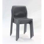 Nardi Bit Outdoor Dining  Chair - Black (Set of 4)