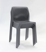 Nardi Bit Outdoor Dining  Chair - Black (Set of 4)