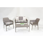 Nardi Net 4-Piece Outdoor Conversation Set - Beige