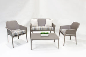 Nardi Net 4-Piece Outdoor Conversation Set - Beige