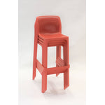Nardi Net Outdoor Barstool - Red (Set of 4)