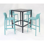 Nardi Net Outdoor Barstool - Light Blue (Set of 4)