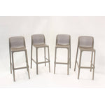 Nardi Net Outdoor Barstool - Beige (Set of 4)