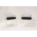 Nardi Net Relax Outdoor Dining Arm Chair - White (Set of 2)