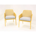 Nardi Net Relax Outdoor Dining Arm Chair - Yellow (Set of 2)