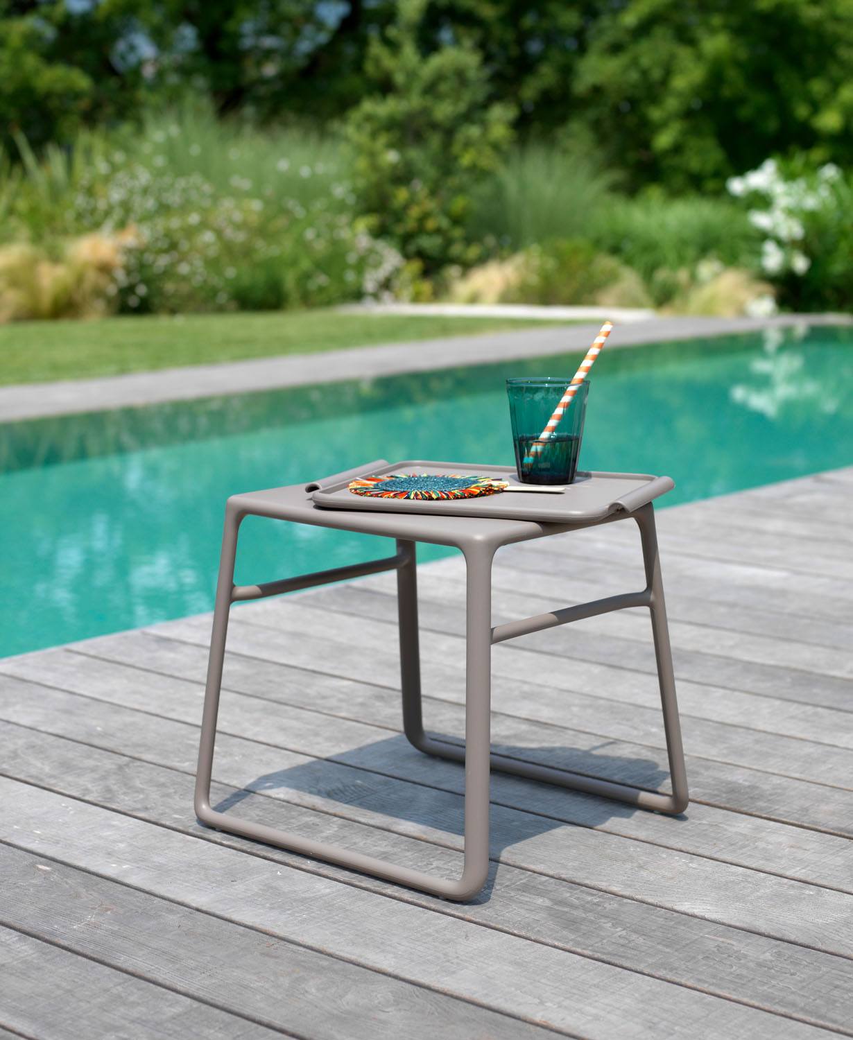 Nardi Pop Outdoor Side Table - Beige