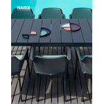 Nardi Rio / Trill 11-Piece Extendable 83"-110" Outdoor Dining Package - Anthracite/Peyton Granite
