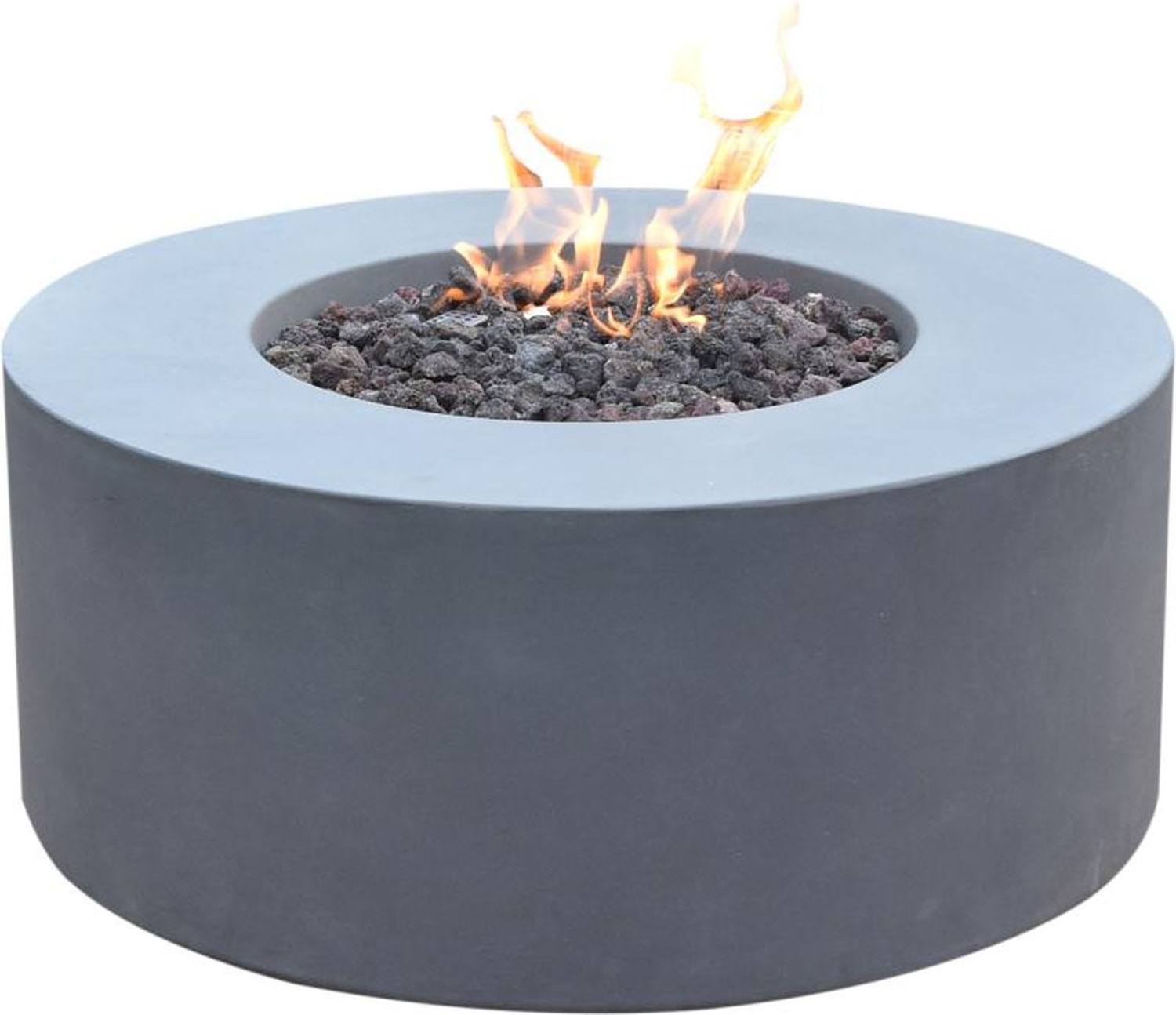 Mauna Loa Concrete Lava Fire Table (Modena) - Natural Gas