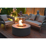 Mauna Loa Concrete Lava Fire Table (Modena) - Natural Gas