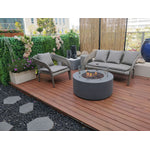 Mauna Loa Concrete Lava Fire Table (Modena) - Natural Gas