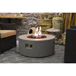 Mauna Loa Concrete Lava Fire Table (Modena) - Natural Gas