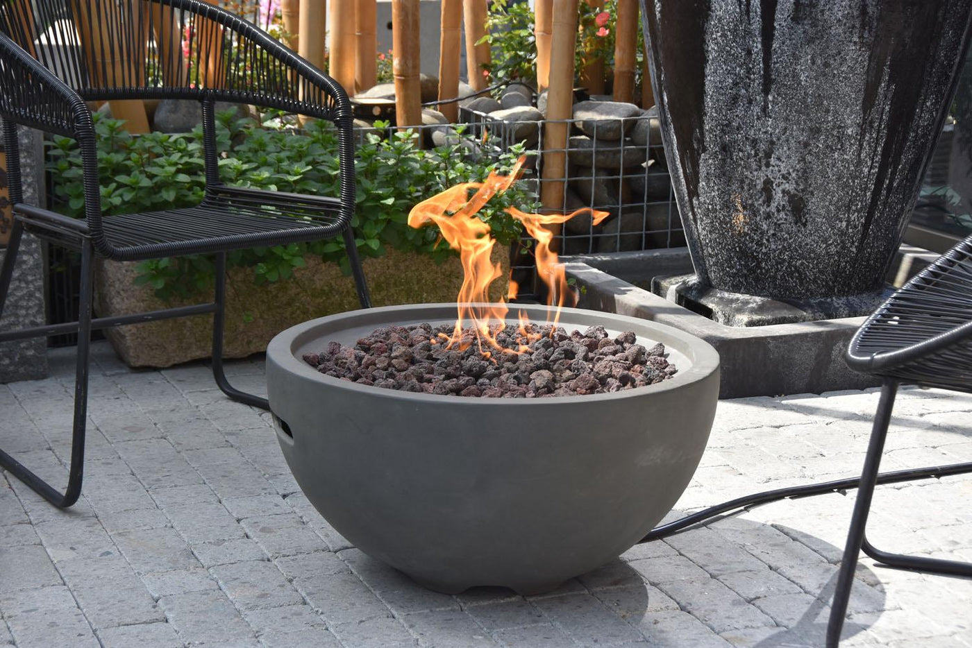 Puuoo Concrete Lava Fire Table (Modena) – Natural Gas
