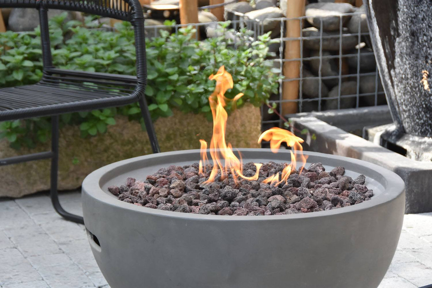 Puuoo Concrete Lava Fire Table (Modena) – Natural Gas