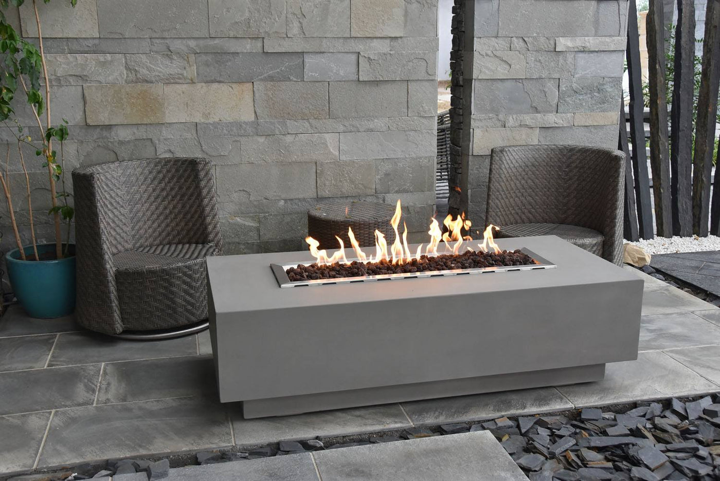 Elementi Granville Fire Table - Natural Gas