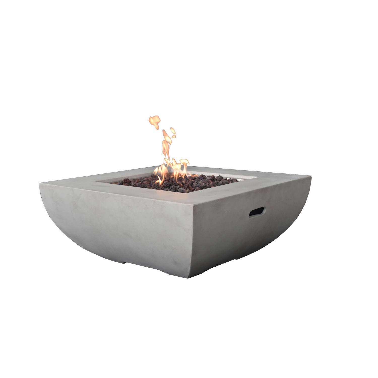 Agung Concrete Lava Stone Fire Table – Propane