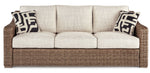 Beachcroft - Outdoor Sofa - Beige, Brown