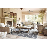 Beachcroft - Outdoor Sofa - Beige, Brown