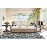 Beachcroft - Outdoor Sofa - Beige, Brown