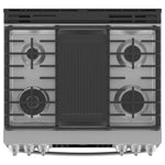 GE Profile Fingerprint Resistant Stainless Steel Smart Slide-In Dual Fuel Range with Air Fry (5.7 Cu.Ft.) - PC2S930YPFS