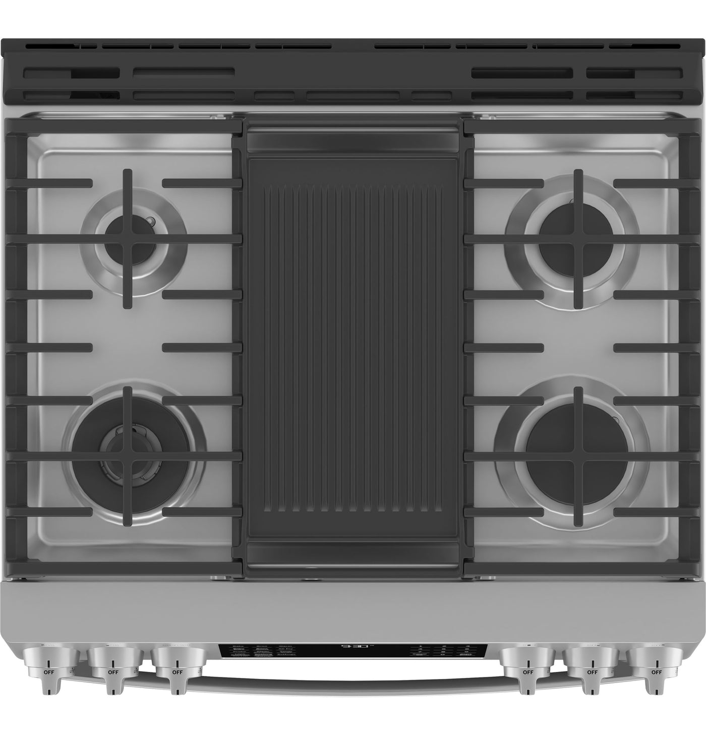GE Profile Fingerprint Resistant Stainless Steel Smart Slide-In Dual Fuel Range with Air Fry (5.7 Cu.Ft.) - PC2S930YPFS