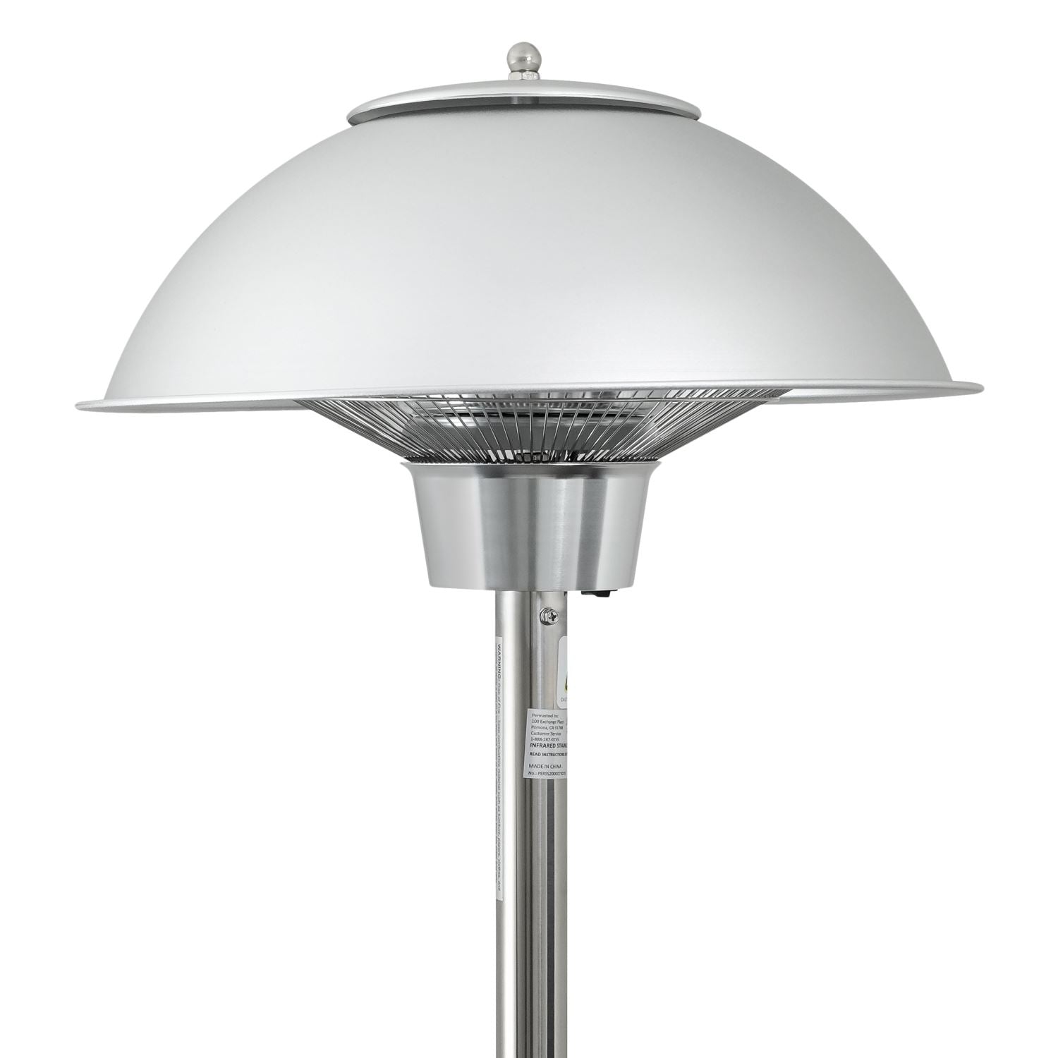 Koror 1500W (Permasteel) Stainless Steel Electric Patio Heater with Table