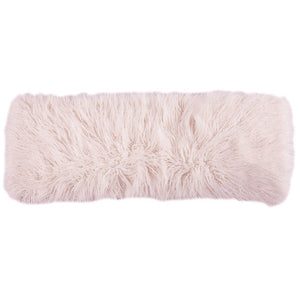 Machias 14 x 36 Faux Fur Decorative Pillow - Blush