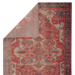 Mikras VII Area Rug - 10' X 14' - Red/Blue
