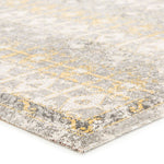 Mikras IV Area Rug - 8'10" X 12' - Light Grey/Yellow