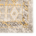 Mikras IV Area Rug - 8'10" X 12' - Light Grey/Yellow