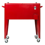 Permasteel 80QT Patio Cooler - Red