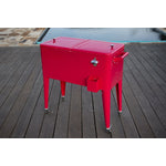 Permasteel 80QT Patio Cooler - Red